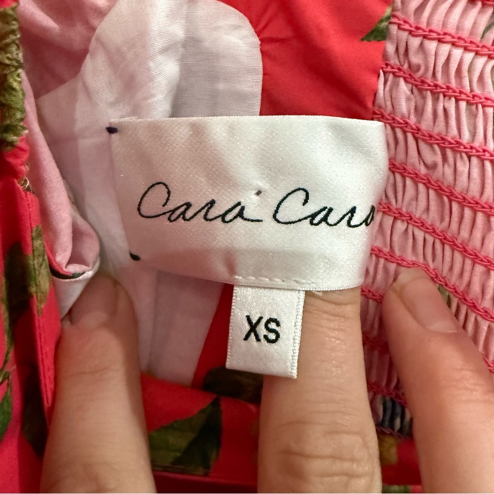 Cara Cara Dress Sip Sip Mini in Botanical Coral Floral - Picture 5 of 5